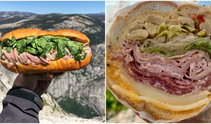 30 вкусных и необычных сэндвичей, которые очень хочется съесть (31 фото)