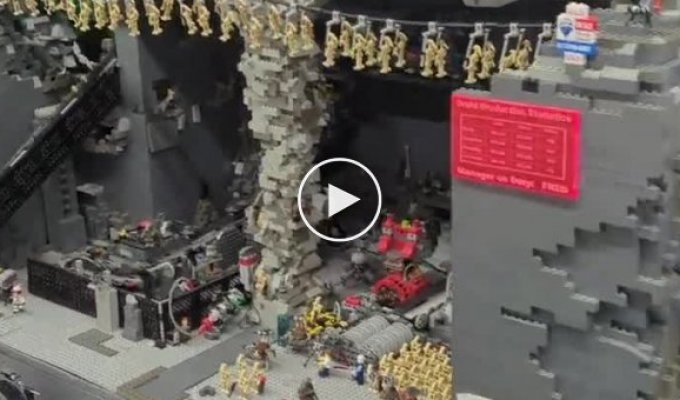 Фабрика дроидов из LEGO