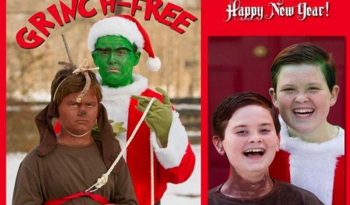 27 нелепых семейных рождественских фотографий, за которые можно сгореть со стыда (27 фото)