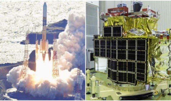 Япония запустила к Луне свой первый посадочный модуль (3 фото + 1 видео)