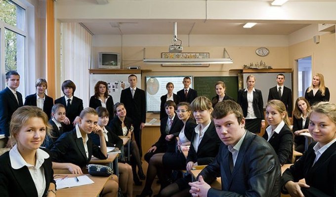 Как выглядят ученики и их классы в разных странах (15 фото)