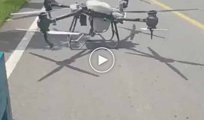 When a bad route is planned for an agro-drone