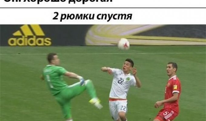 Потерпев поражение от Мексики, сборная России покидает Кубок конфедераций (20 скриншотов)