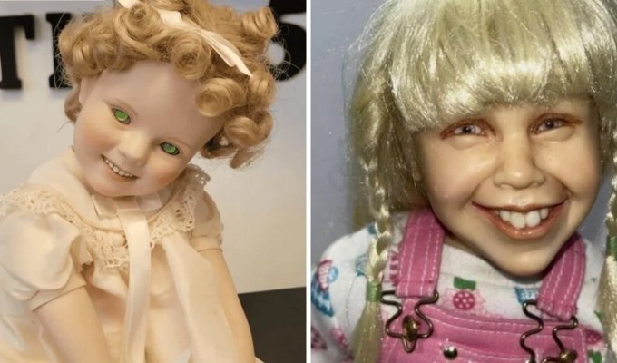 Creepy dolls that look like they are possessed by the forces of evil (18 photos)