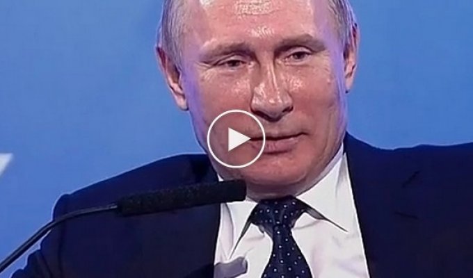 Путин подшутил над женщиной-журналистом