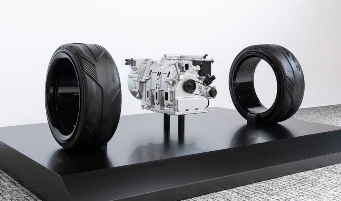Mazda showed a new rotary engine (7 photos)