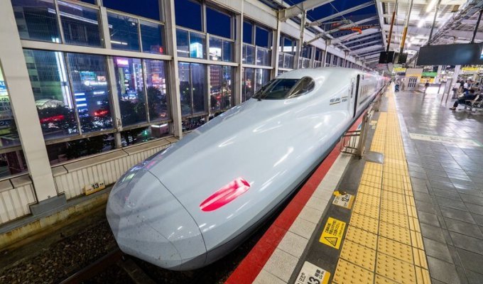 "Синкансэн": как работают скоростные поезда Японии (36 фото + 1 видео)