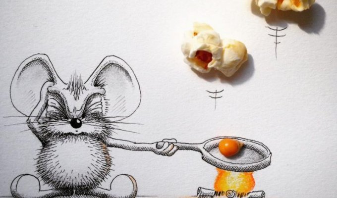 Картинки, которые доказывают, что у меня жизнь скучнее, чем у нарисованной мышки (22 фото)