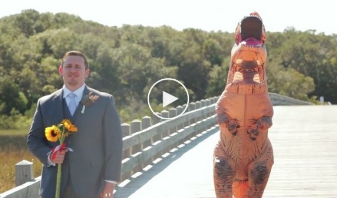 Он должен был впервые увидеть ее в свадебном белом платье, а когда оглянулся - перед ним предстал динозавр