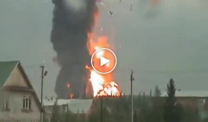 Взрыв склада с боеприпасами