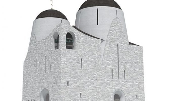 Современные проекты российских православных храмов (8 фото)