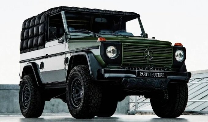 Mercedes Benz and the fashion house Moncler with designer Nigo revived the G-Class of the 1990s (6 photos)