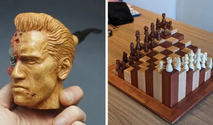 20 original wooden crafts that people bragged about on the Internet (21 photos)