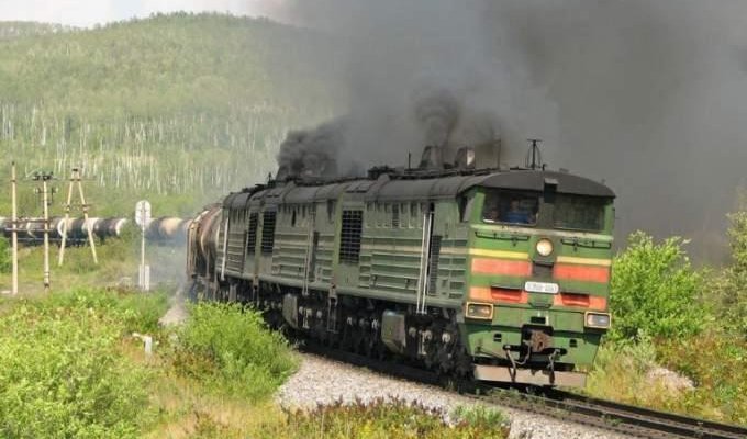 Diesel locomotives (43 photos)