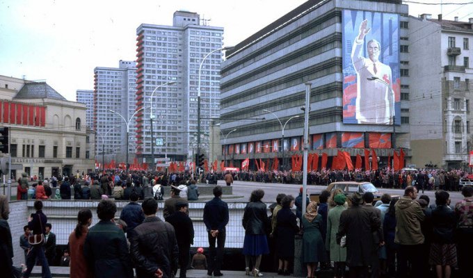 Москва 1982 г.: семнадцать мгновений весны (17 фото)
