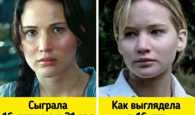 Как выглядели актеры и актрисы, когда были в том же возрасте, что и их киногерои (13 фото)