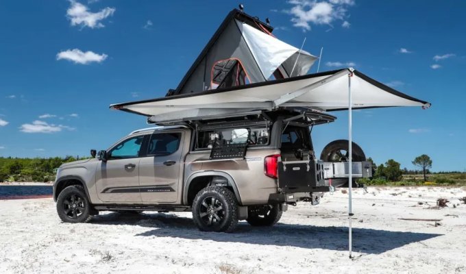 A special kung that turns an Amarok into a motorhome (6 photos)