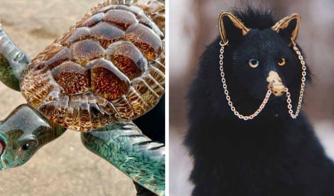 Strikingly beautiful products that were made in the form of animals (18 photos)