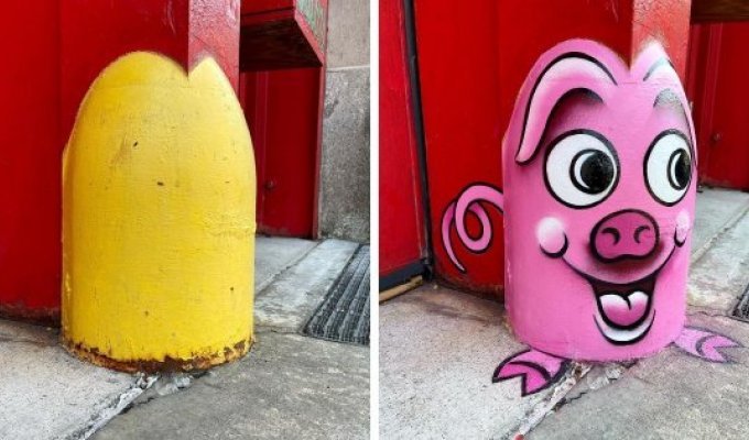 Cool graffiti that turn dull corners of the city into colorful art objects (16 photos)