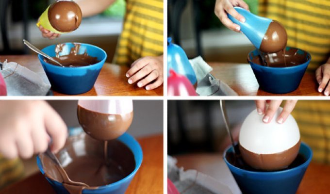 Как быстро приготовить шоколадный шедевр (6 фото)