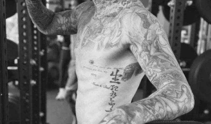 Дэвид Бекхэм готовится к лету: свежие кадры из спортзала (5 фото)