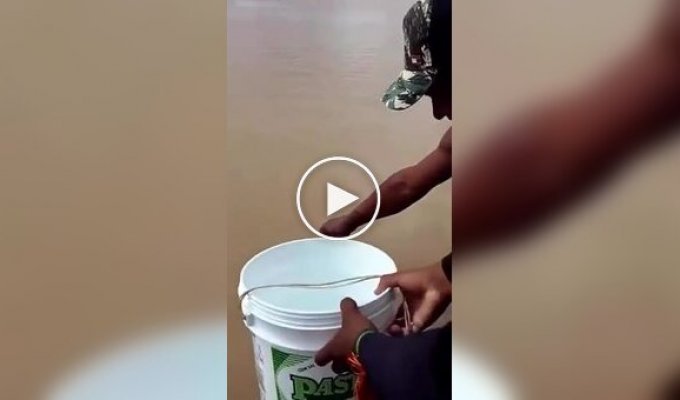 The fastest way to catch fish for dinner in Brazil
