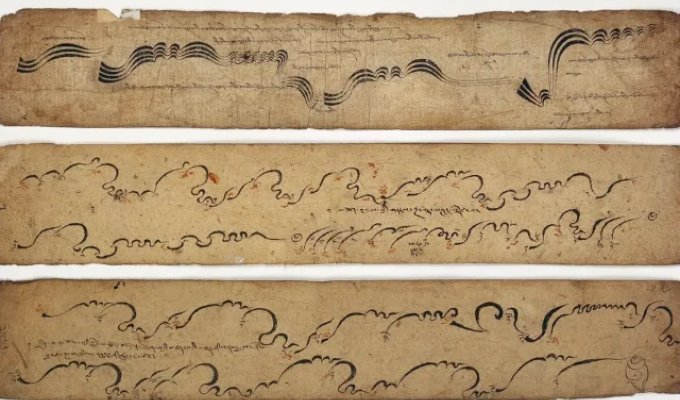 Тибетские музыкальные нотации (6 фото)