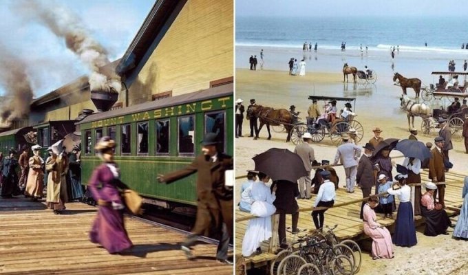 12 historical photos that capture something that will never be seen again in life (13 photos)