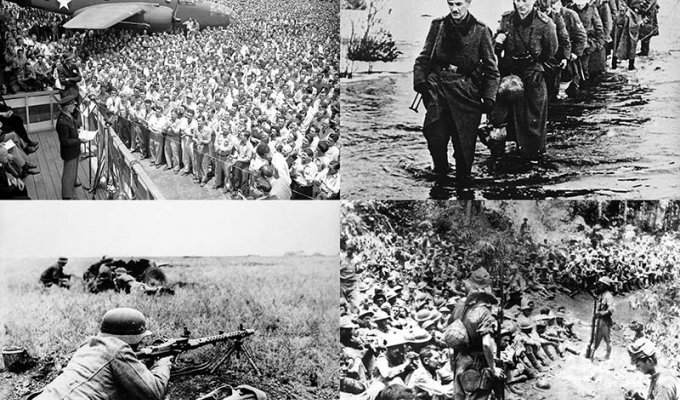 Вторая мировая война: Смелые рейды и жестокие расправы (Часть 9) (45 фото)