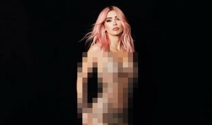 Megan Fox and her new “naked dress” (photo)