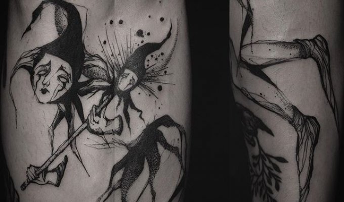Поразительные татуировки южнокорейского мастера (21 фото)