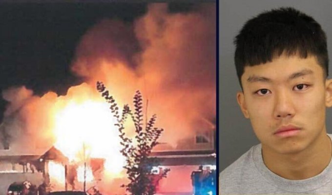 Американец из мести поджёг дом, но ошибся адресом (5 фото)
