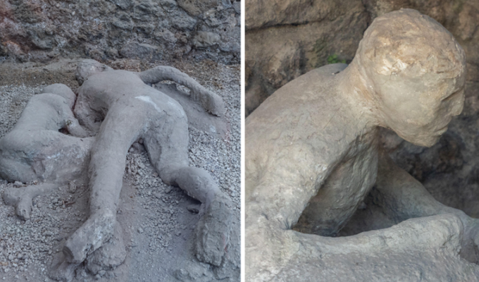 Застывшие во времени: исследователи установили, как на самом деле умерли жители Помпей (3 фото)