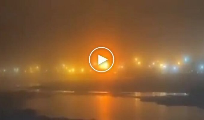 Атака на морской терминал в Ленинградской области РФ