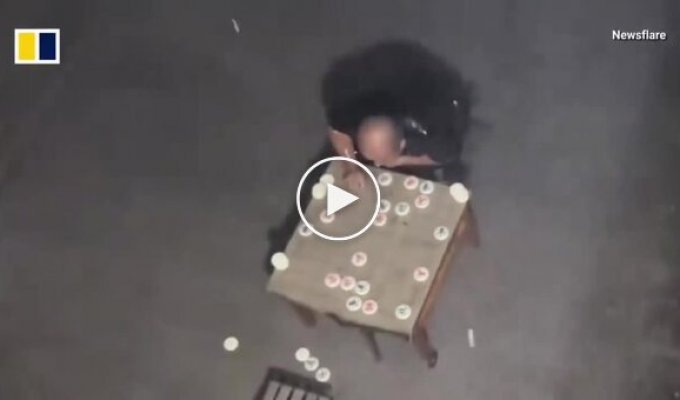 Шахматы под дождем