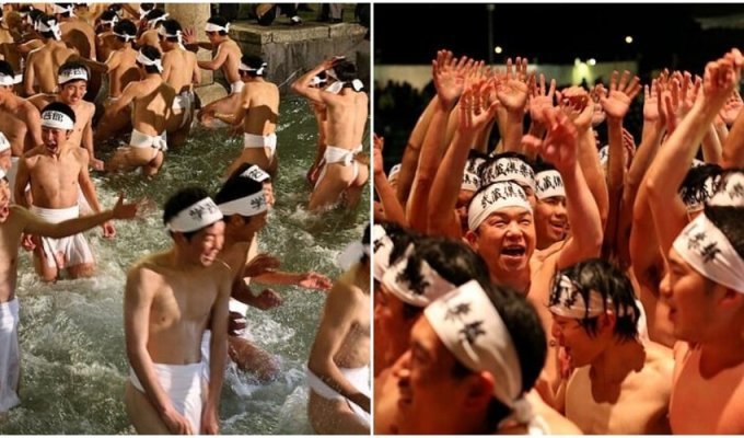 Japanese women were allowed to participate in the “naked” men’s festival for the first time (9 photos)