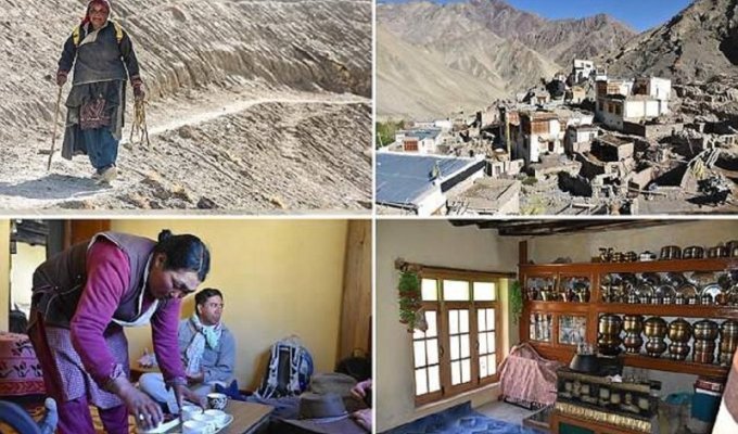 Жизнь вне цивилизации: жители деревни в Гималаях пользуются электричеством 3 часа в день (12 фото)