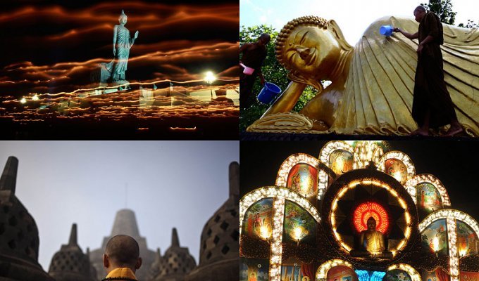 Буддийский праздник Весак (27 фото)