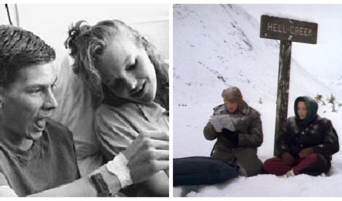 Snow captivity and a blizzard test for the Stolp family (10 photos)