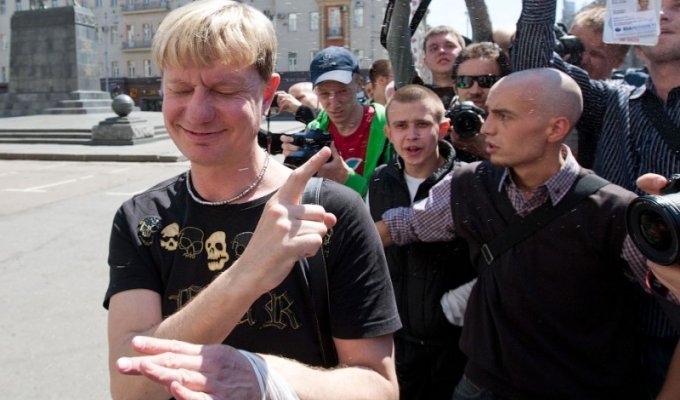 Несостоявшийся гей-парад в Москве (31 фото)
