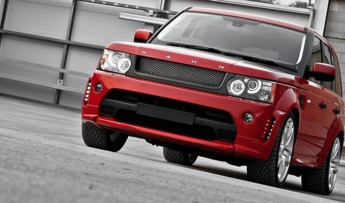 В ателье Project Kahn представили красный Range Rover (9 фото)