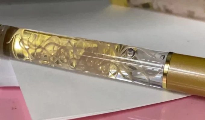 В Японии продают ручки с живыми паразитами (2 фото + 1 видео)