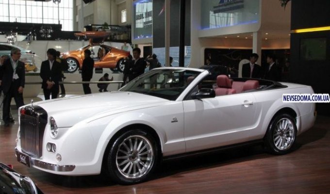 Mitsuoka Galue – очередной гибрид Bentley, Mustang и Cadillac (5 фото)