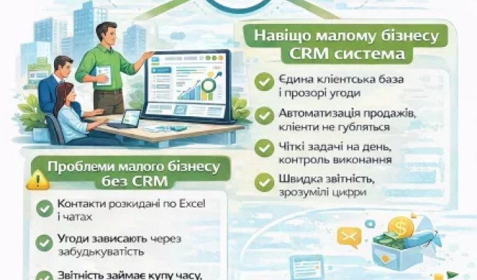 Навіщо потрібна CRM для малого бізнесу