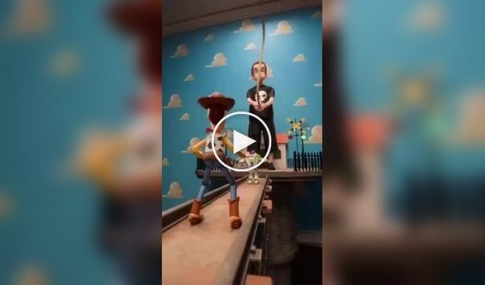 Энтузиаст переместил героев мультфильма «История игрушек» в «Игру в кальмара»