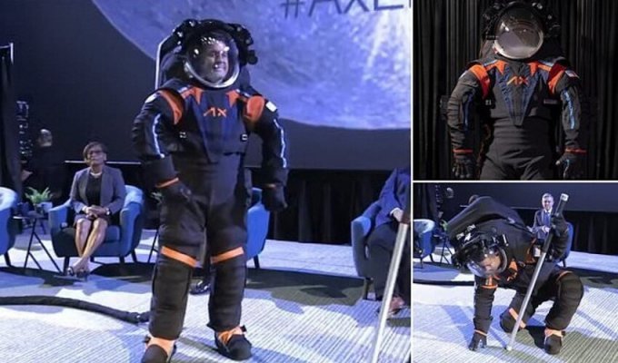 NASA showed a women's suit for walking on the moon (10 photos + 1 video)