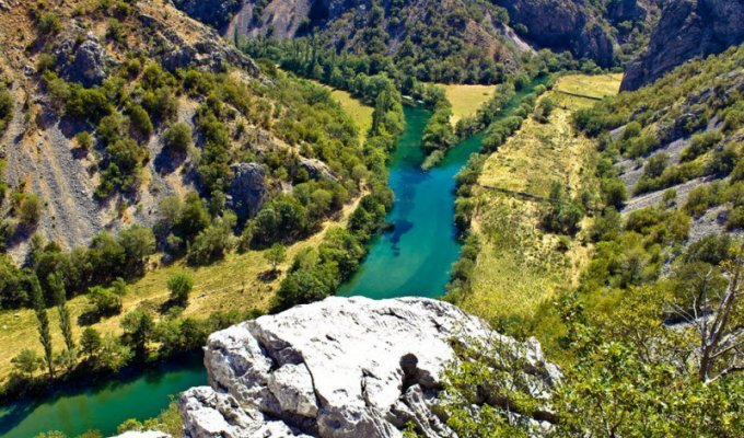 Зрманя: самая красивая река Хорватии (8 фото)