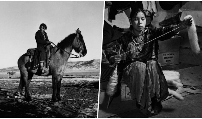 25 фотографий повседневной жизни индейцев Навахо в 1940-х годах (26 фото)