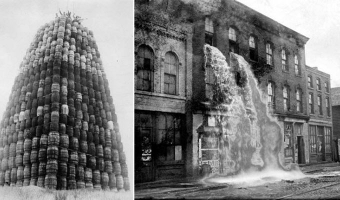 1919-1933 годы: Сухой закон и уничтожение выпивки в США (22 фото)