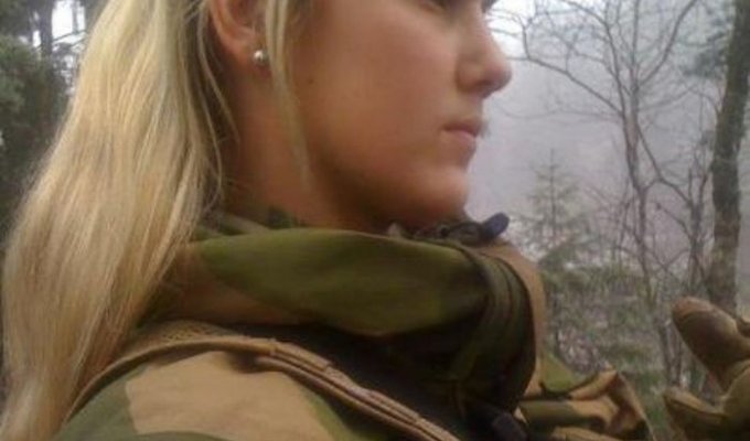 Норвезькі дівчата на службі в армії (45 фото)